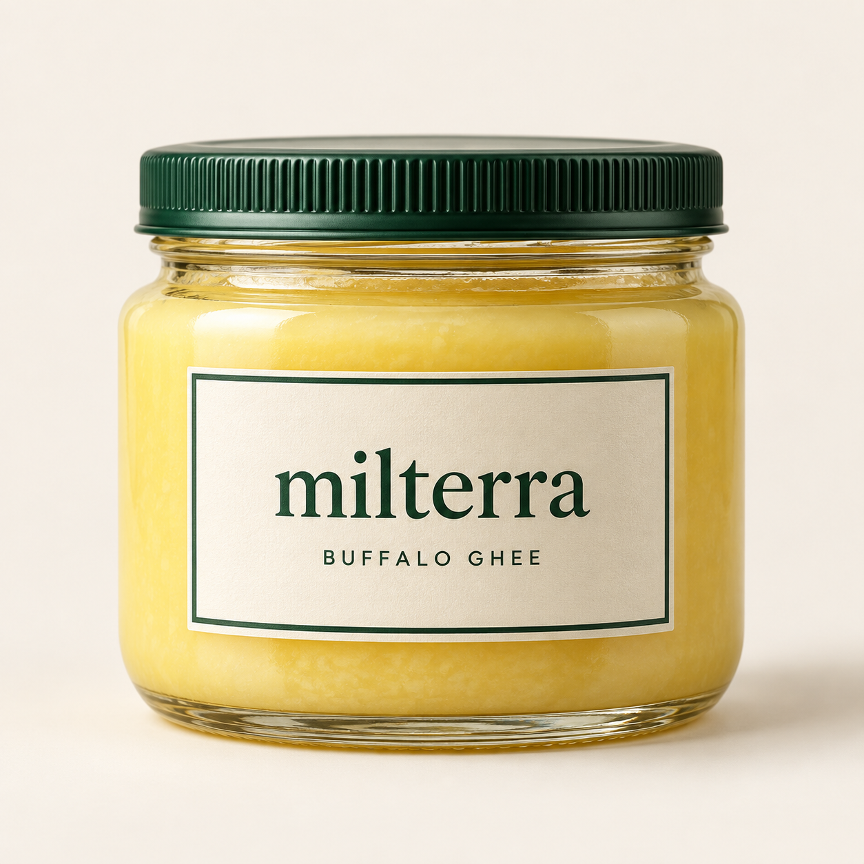 Milterra Traditional Cultured Buffalo Ghee 1 Litre Jar